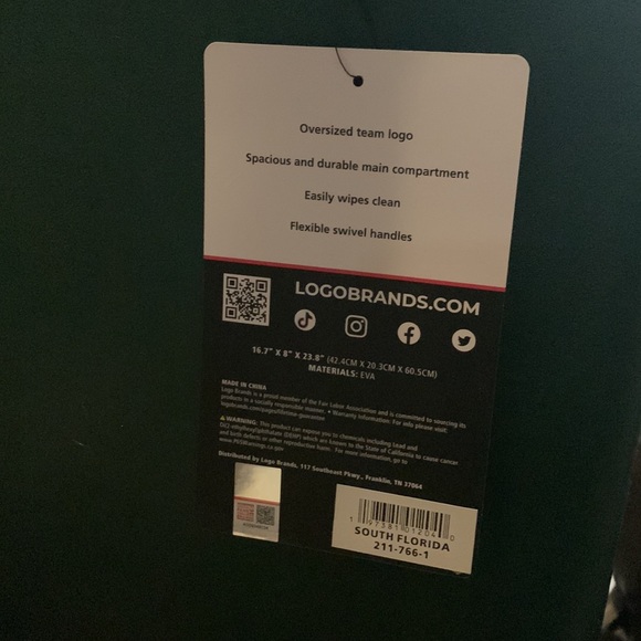 Florida Bulls Adventure tote NWT - Picture 3 of 4